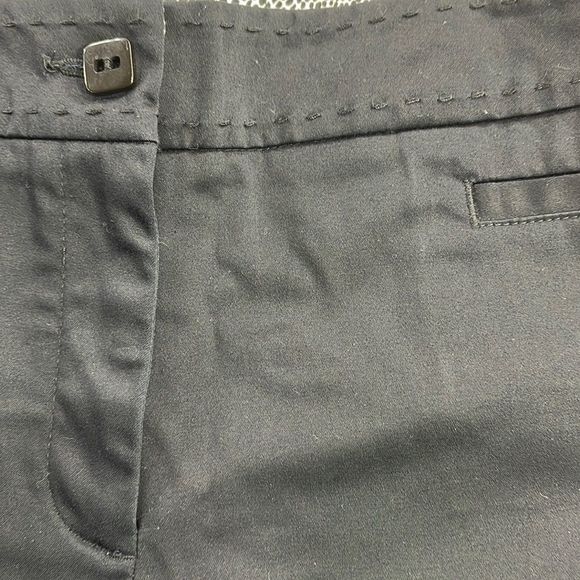 Women's Claudia Ev Black Casual Leopard Print Trim Split Bermuda Shorts (2) BI11 - Picture 4 of 10